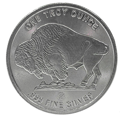 1oz Buffalo Silver Round - Elemetal